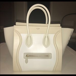 CÉLINE - tri colour mini luggage tote